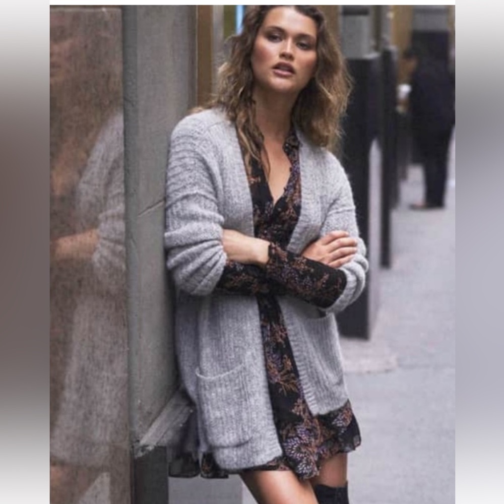 Free People Weekend Getaway alpaca cardigan. Size Large.